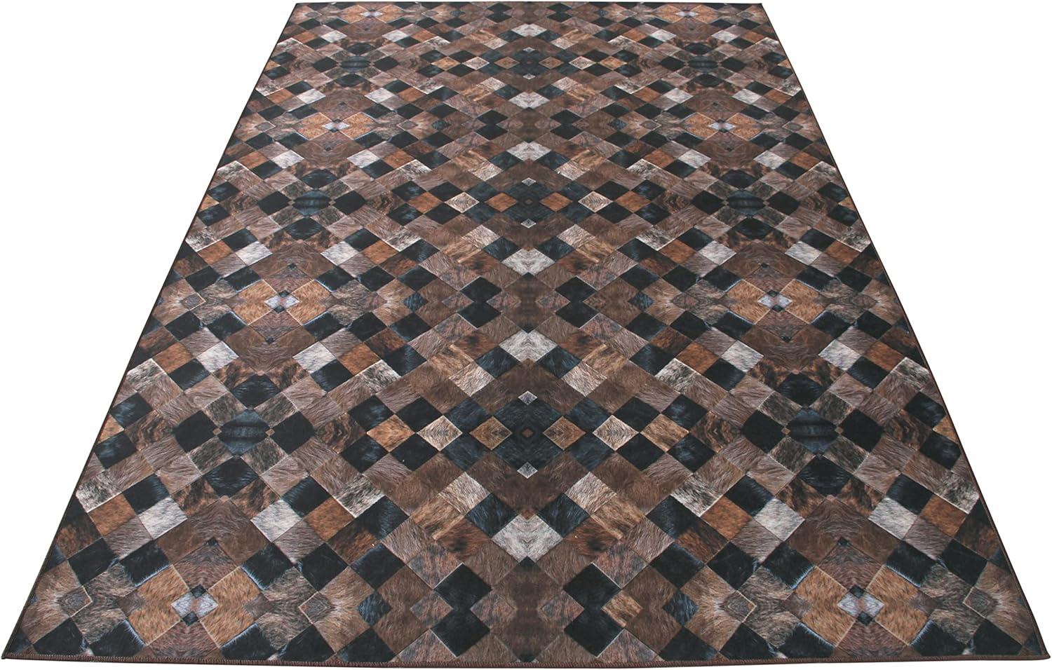 Heirloom Frescoes Black Area Rug