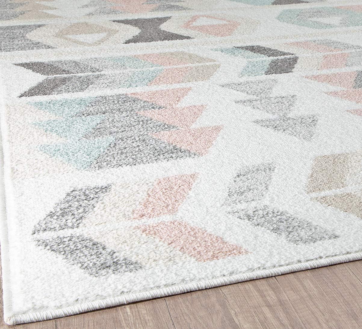 Rugs America Mika Geometric Contemporary Area Rug