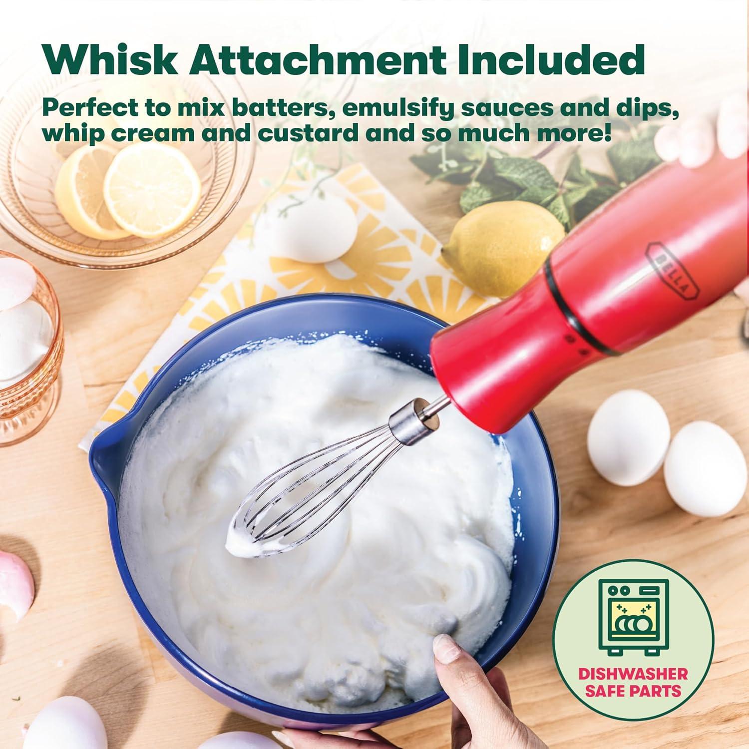 Bella Immersion Blender, Red