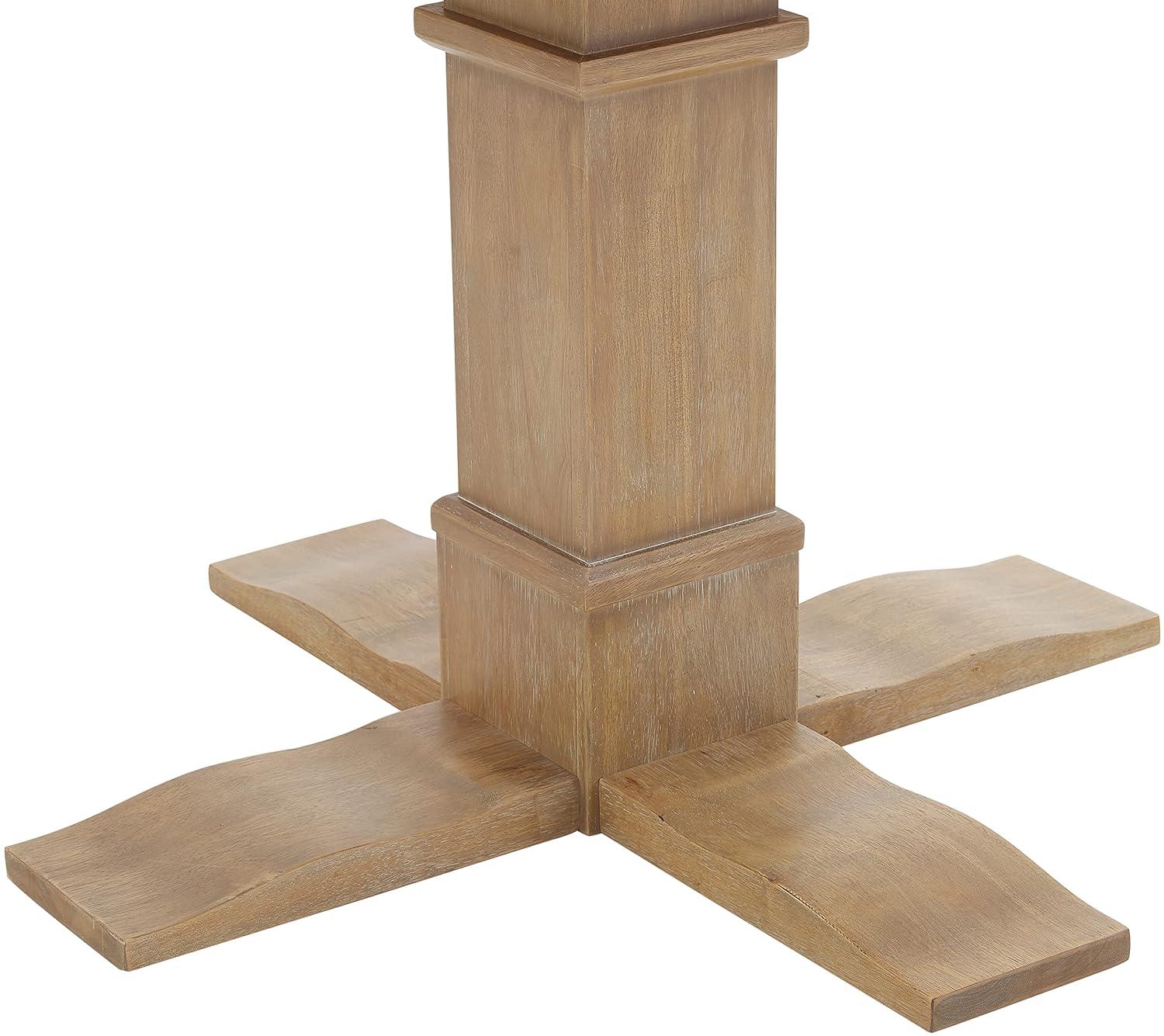 Joanna Round Dining Table Rustic Brown - Crosley