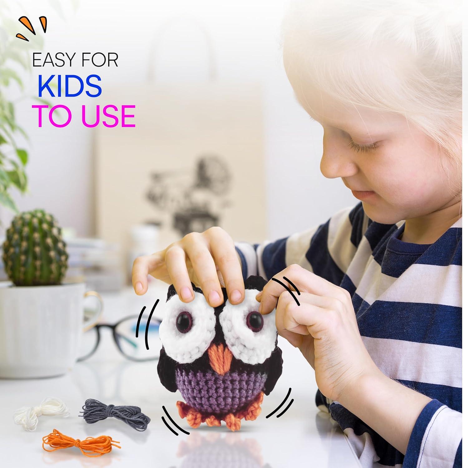 Neliblu Owl Sewing Kit for Kids Girls Sewing Kit for DIY Craft