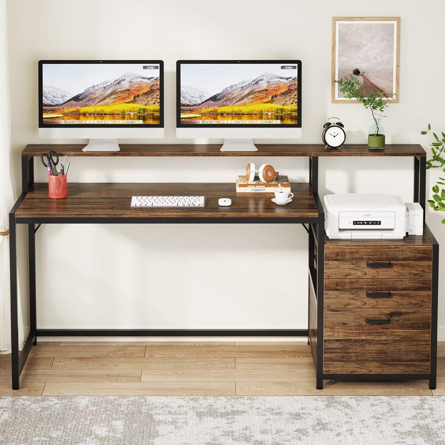 Lantine 63" Ergonomic Office Desk