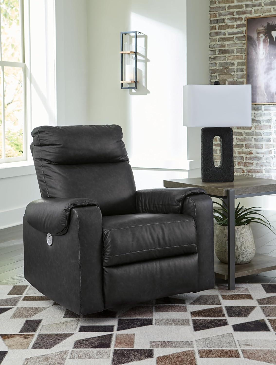 Ashley Furniture Axtellton Black Power Recliner