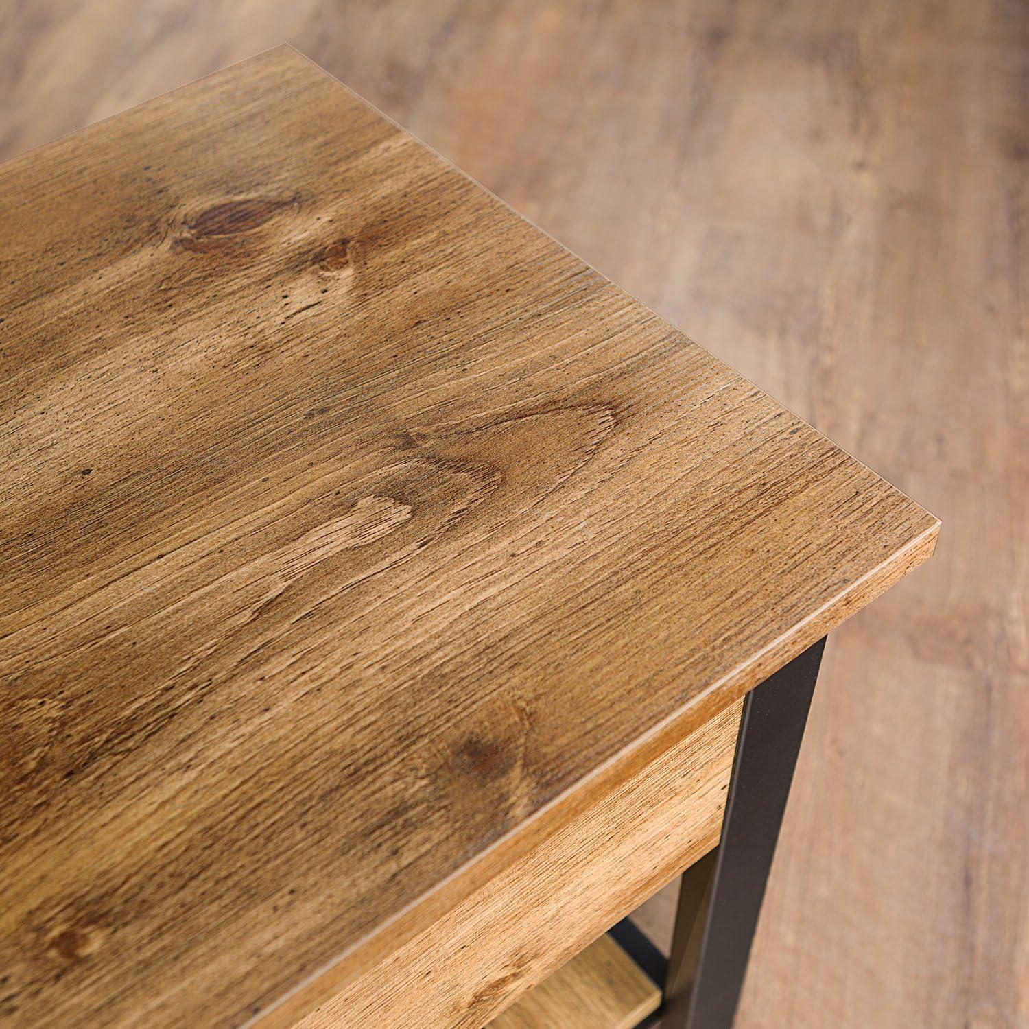 Walker Edison Storage Bench, Barnwood