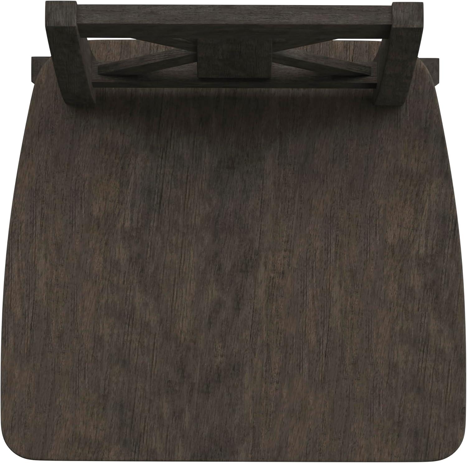 Taylor & Logan Bakersville Modern Farmhouse Wooden Swivel Bar and Counter Stool