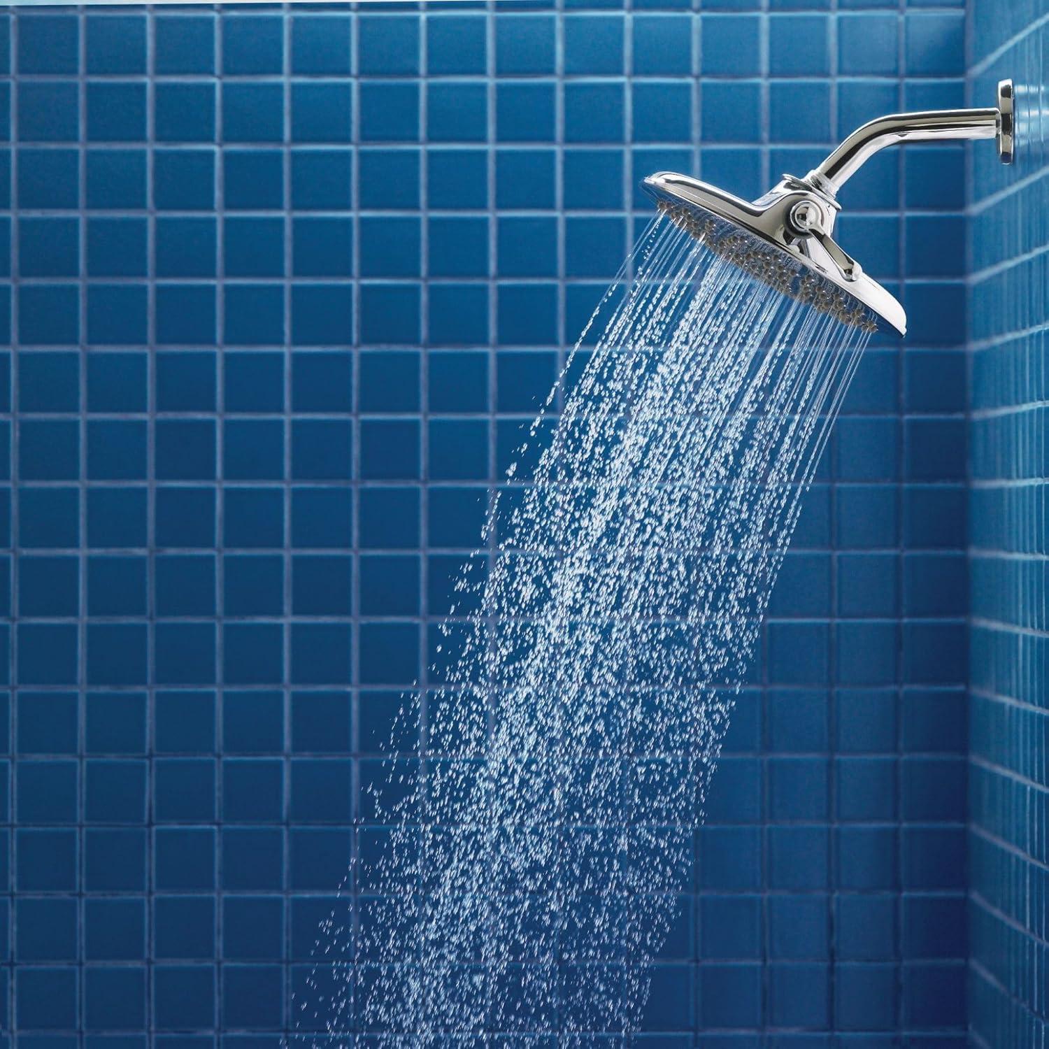 Chrome 8-Inch Eco-Performance Rainshower Head with Immersion Technology