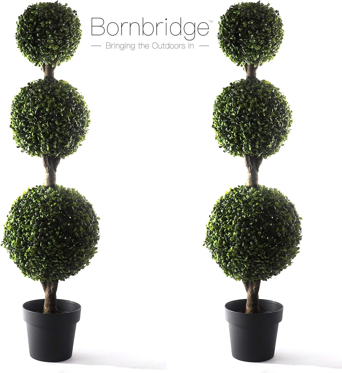 Bornbridge 46'' Faux Boxwood Topiary in Freestanding