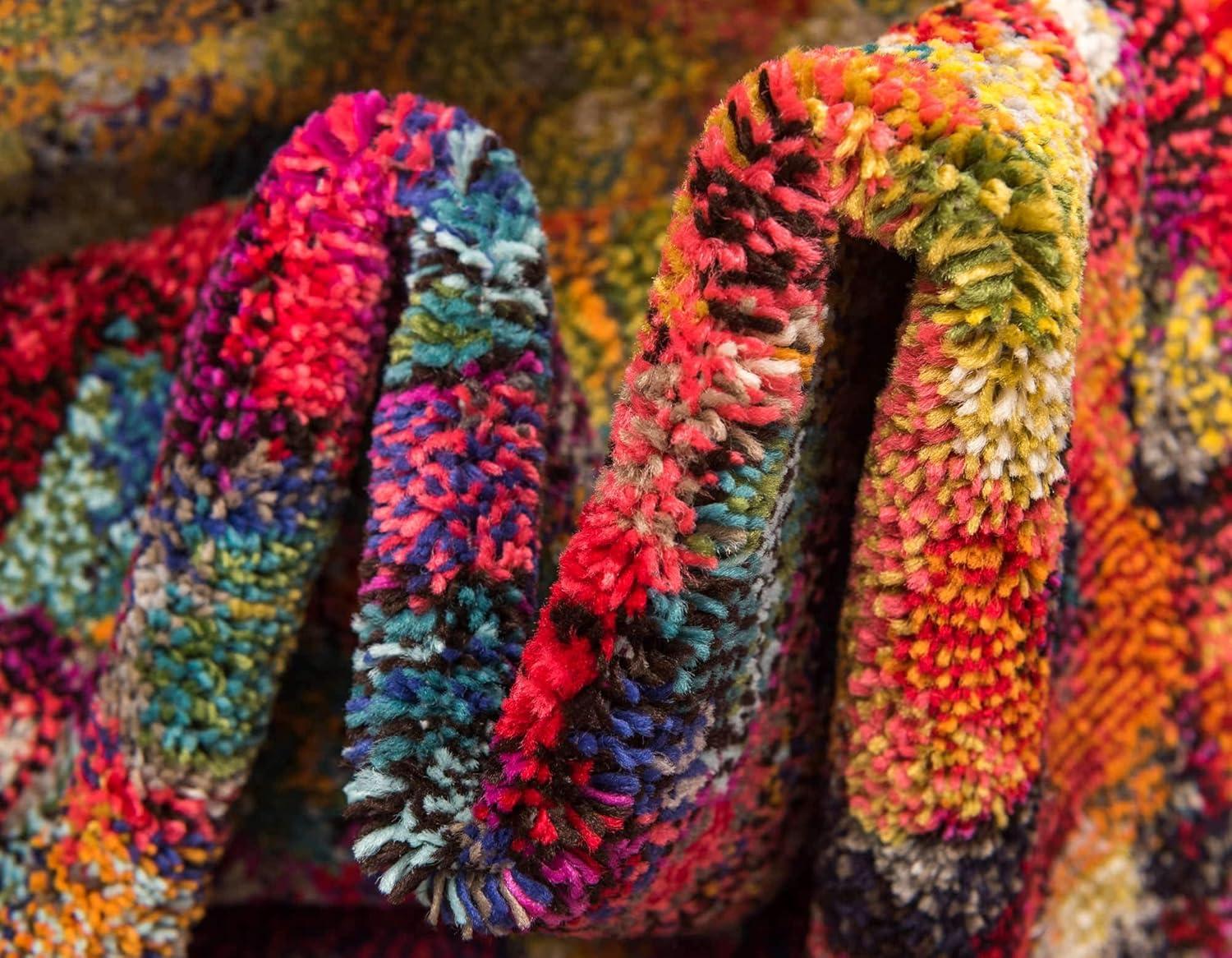 Unique Loom 8' 0 x 10' 0 Jardin Ivy Multi Area Rug