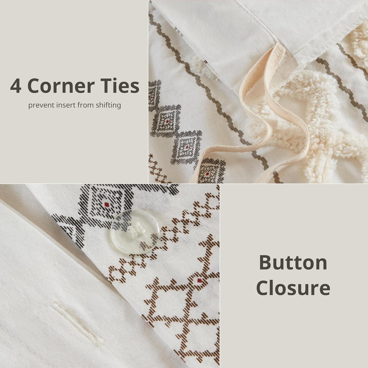 INK+IVY Imani Cotton Printed Duvet Cover Set