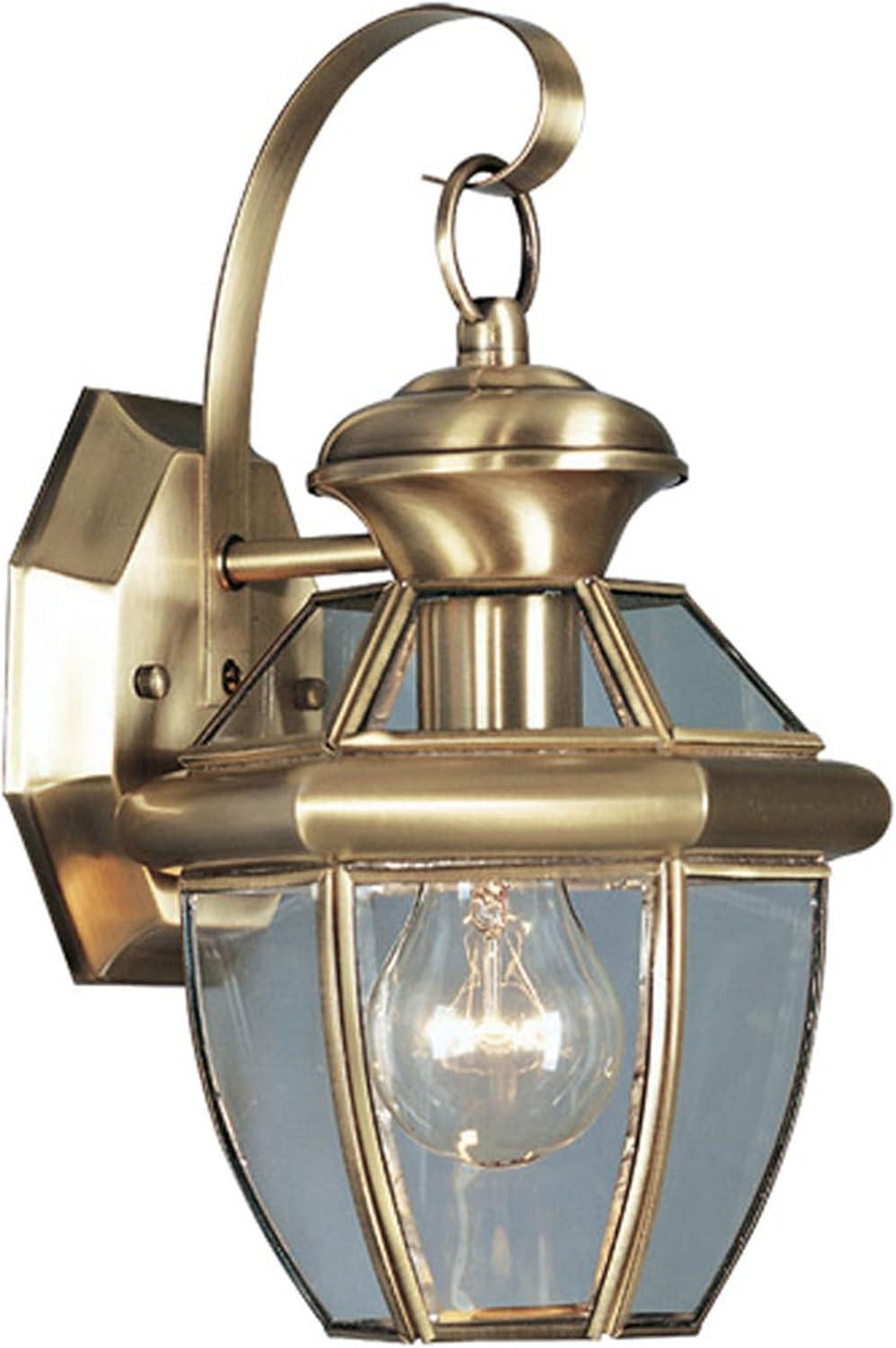 Livex Lighting Monterey 1 - Light Wall Light in  Antique Brass