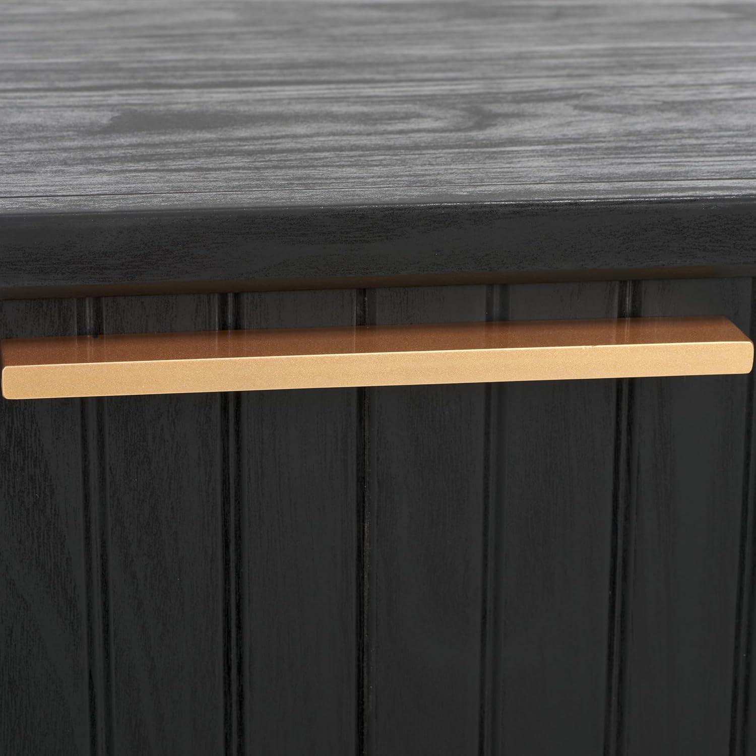 Axelle 1 Drawer Nightstand - NST9607 - Black/Black - Safavieh