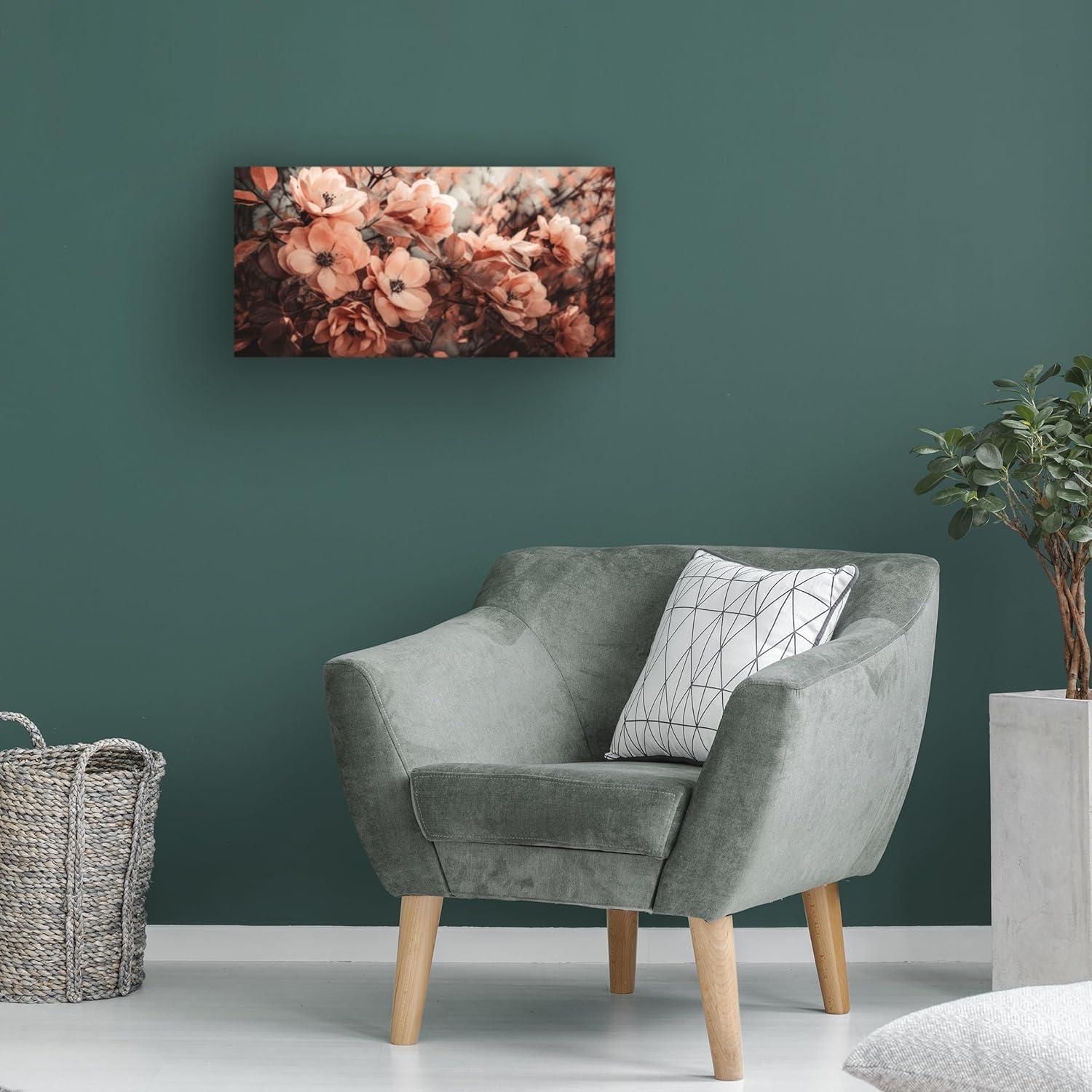 Treechild 'Coral Wild Peony' Canvas Art