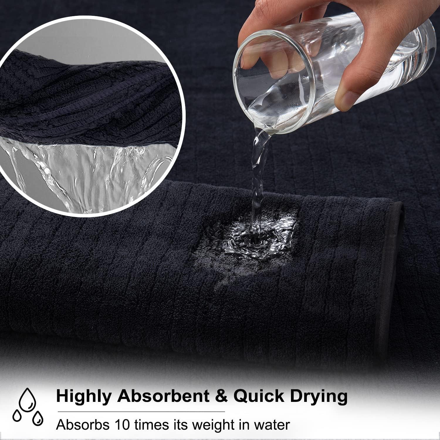 Madison Park Signature 800GSM Ultra-Soft 100% Cotton Absorbent Towel Set