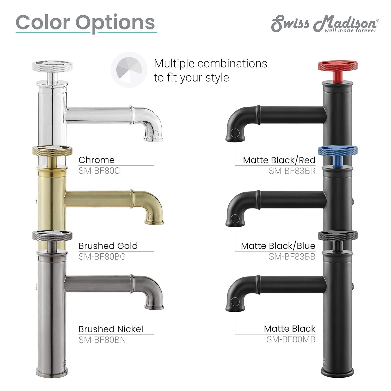 Avallon Single Hole, Single-Handle Wheel, Bathroom Faucet