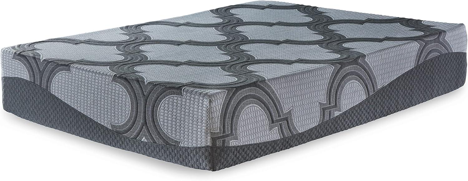 Queen Size Gray Hybrid Mattress with Gel Memory Foam
