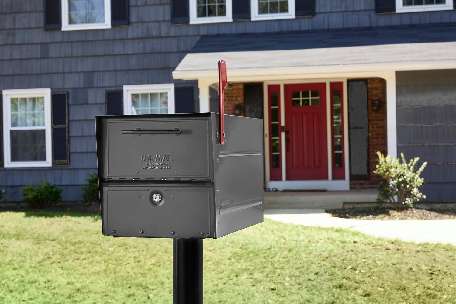 Oasis Eclipse Locking Post Mounted Mailbox