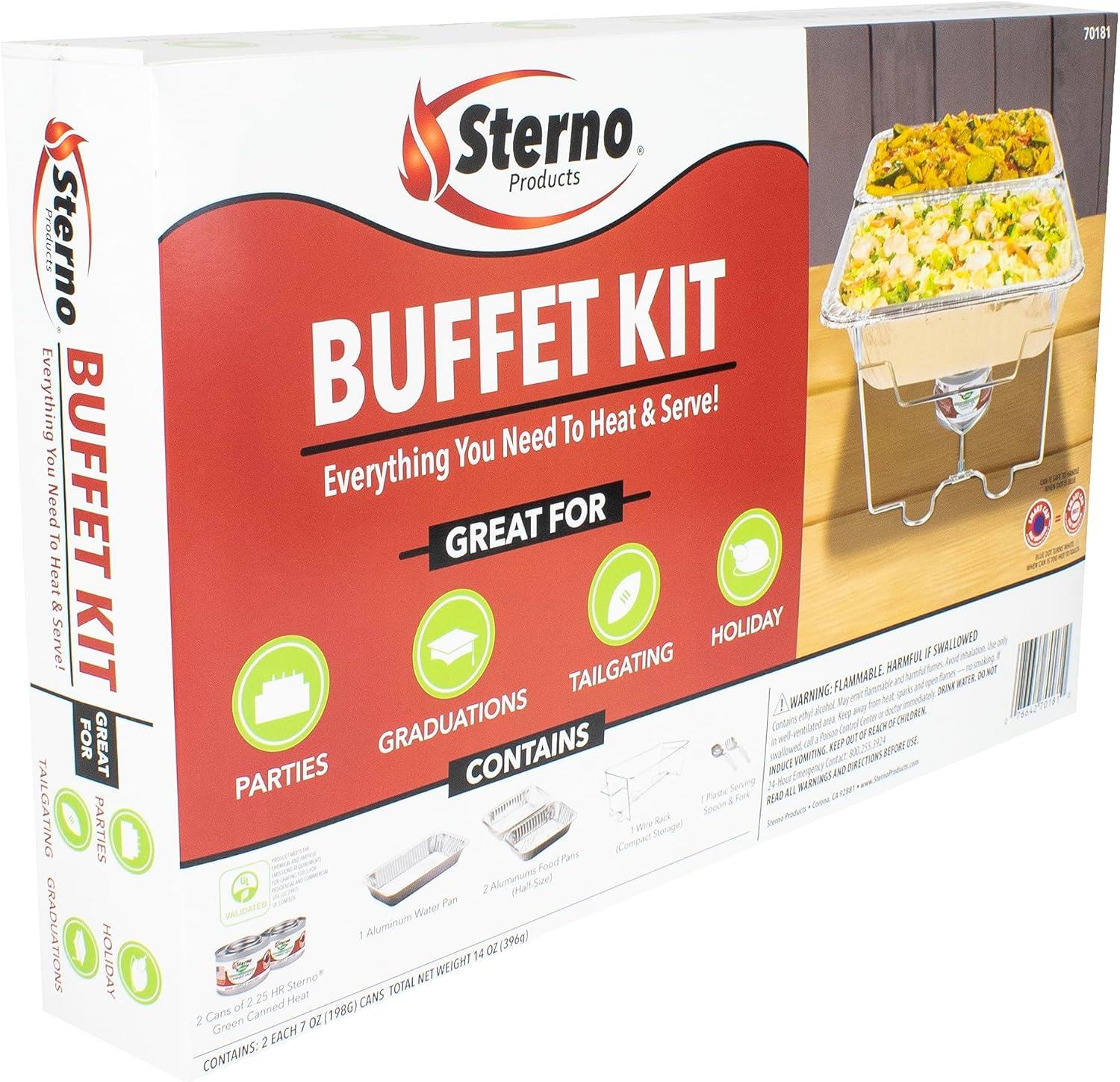 Sterno 70182 Full Size Buffet Kit