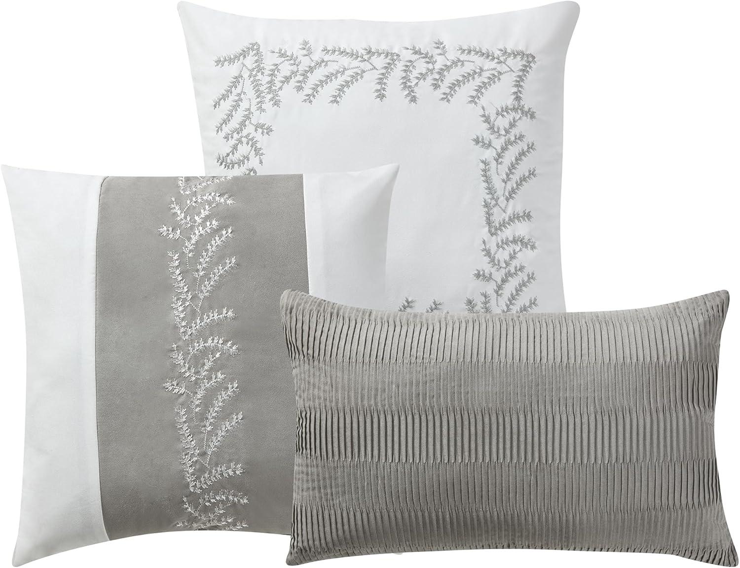 Sweet Home Collection Salerno 7 Piece Faux Suede Elegant Bedding Set By Sweet Home Collection