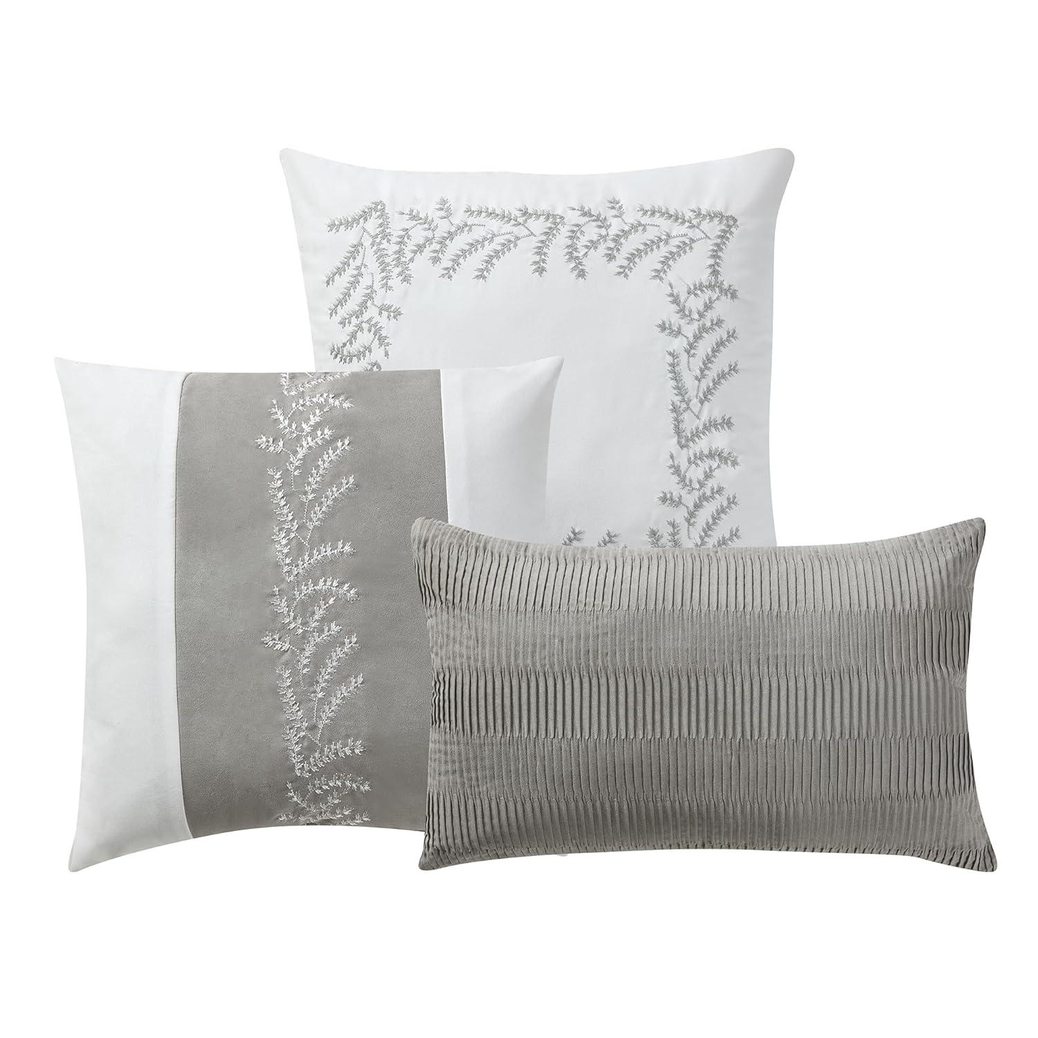 Sweet Home Collection Salerno 7 Piece Faux Suede Elegant Bedding Set By Sweet Home Collection