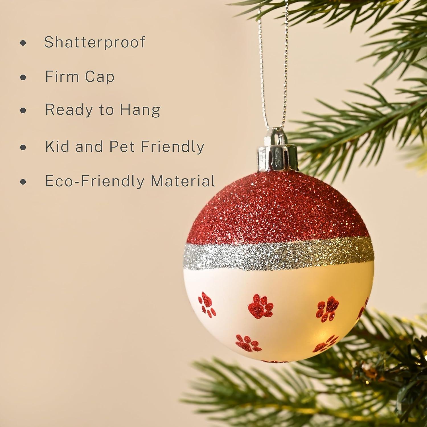 9ct 60mm ShatterproofChristmas Ornaments,