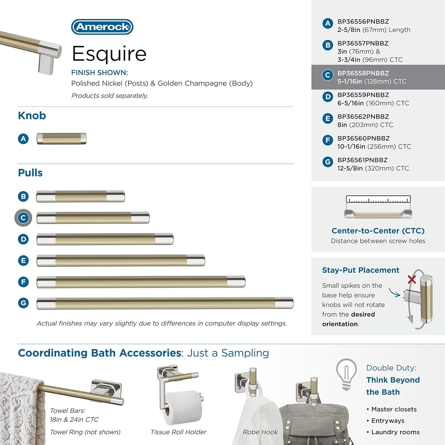 Amerock Esquire Bar Pull