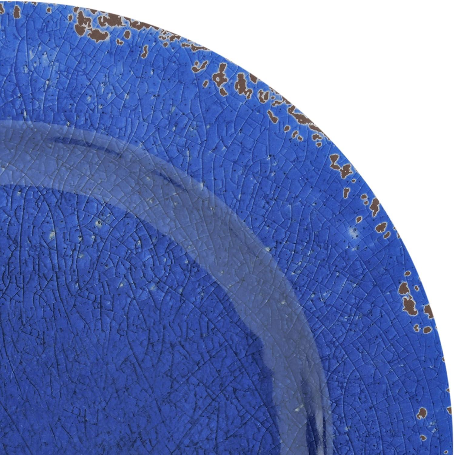 Mauna 12 Piece Dinnerware Set in Cobalt Blue