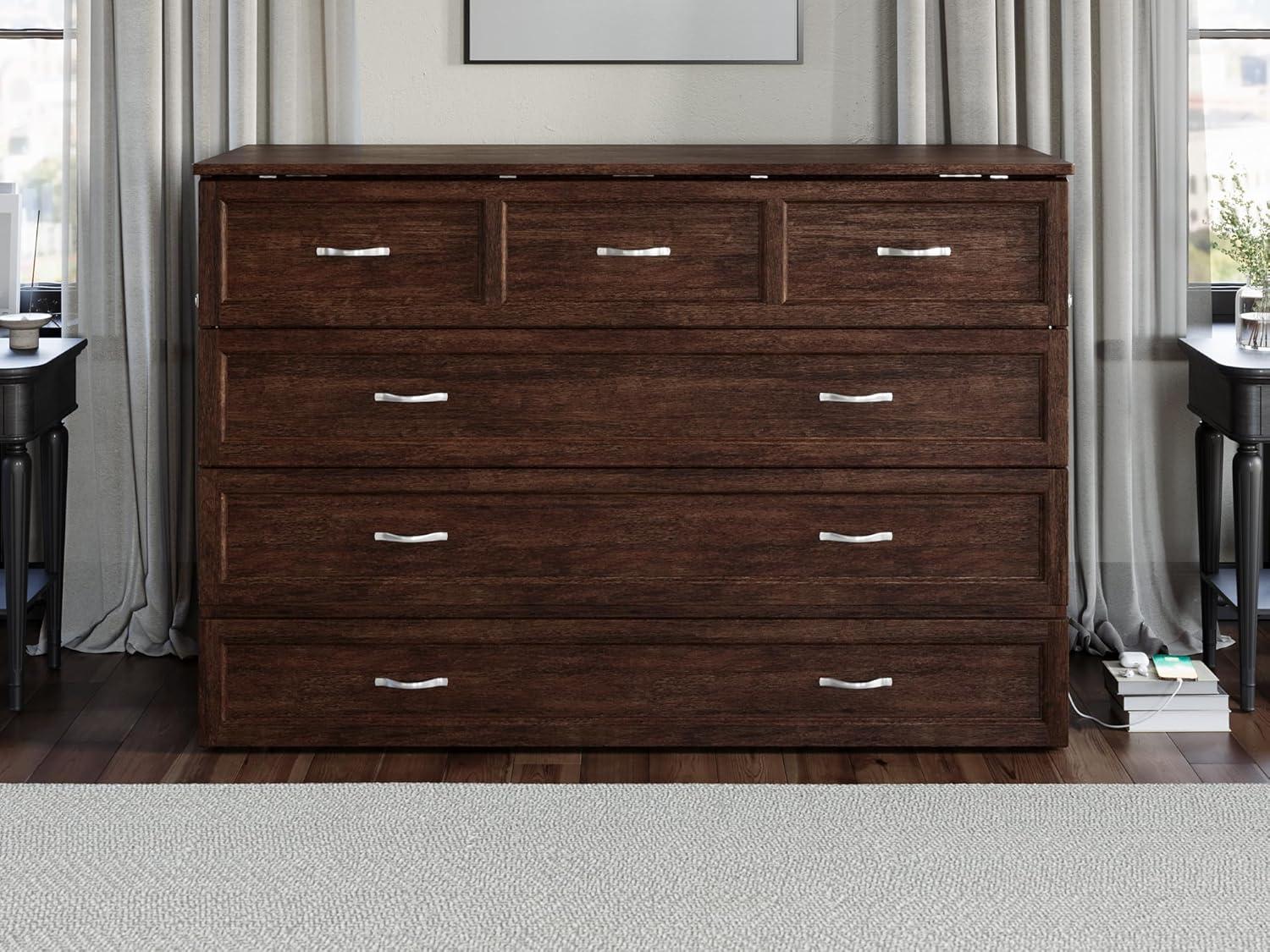 Queen Northfield Murphy Bed Chest - AFI