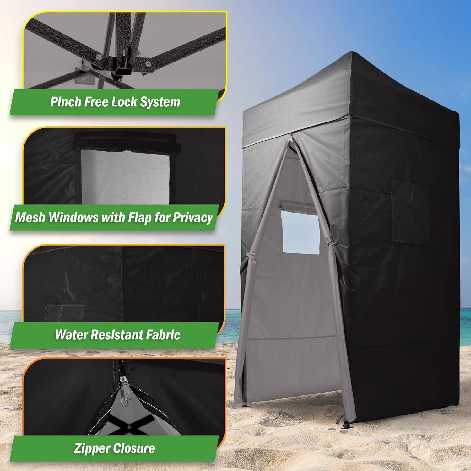 wakeman Wakeman Outdoors Pop Up Privacy Tent Canopy