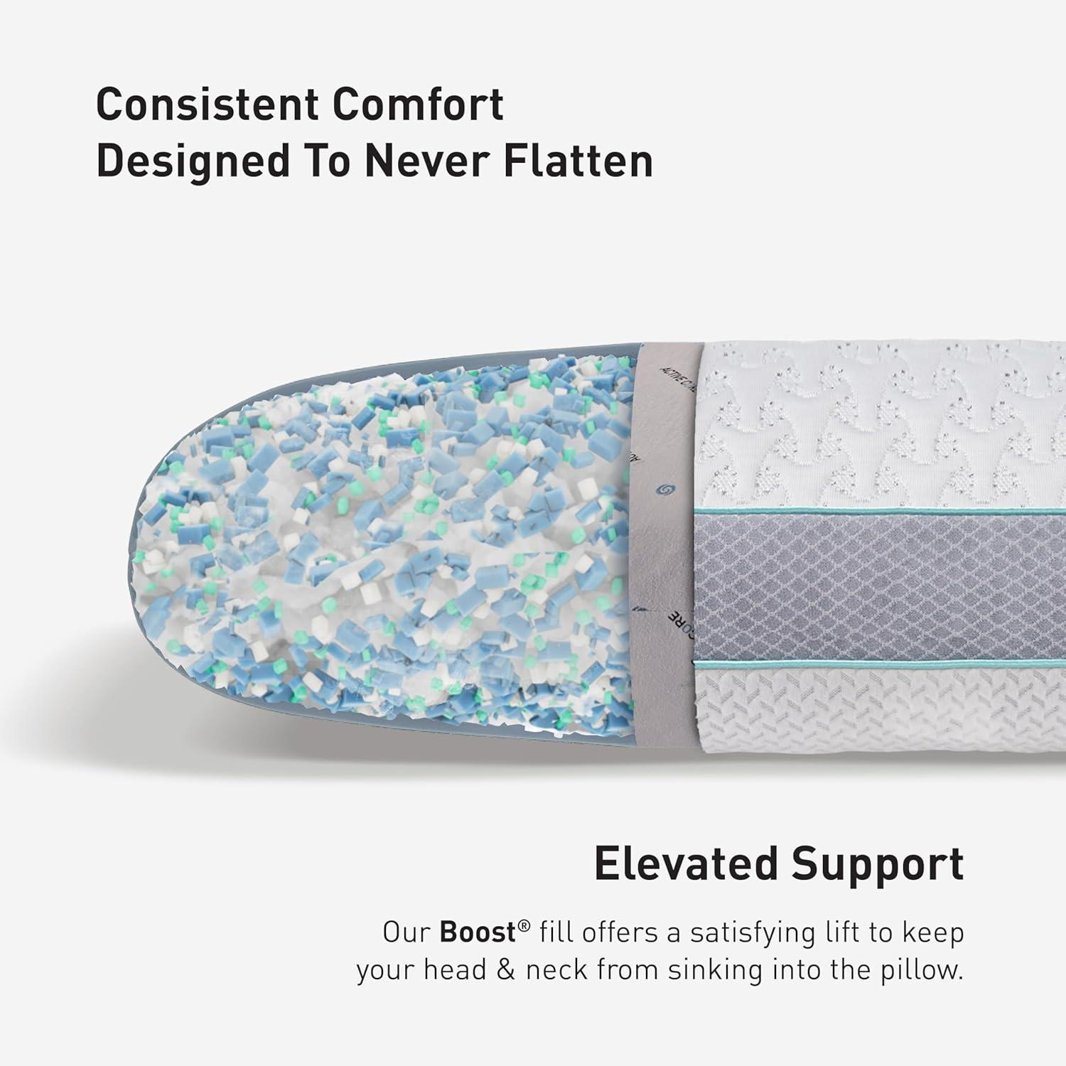 Bedgear Bedgear Gemini Performance Pillow - Firm Support Pillow For Neutral/Warm Sleepers