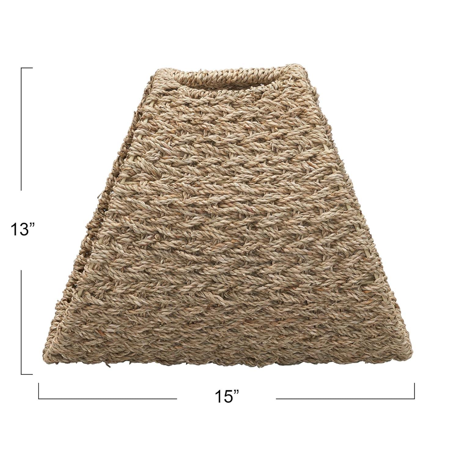 Household Essentials Oval Magazine Rack Seagrass