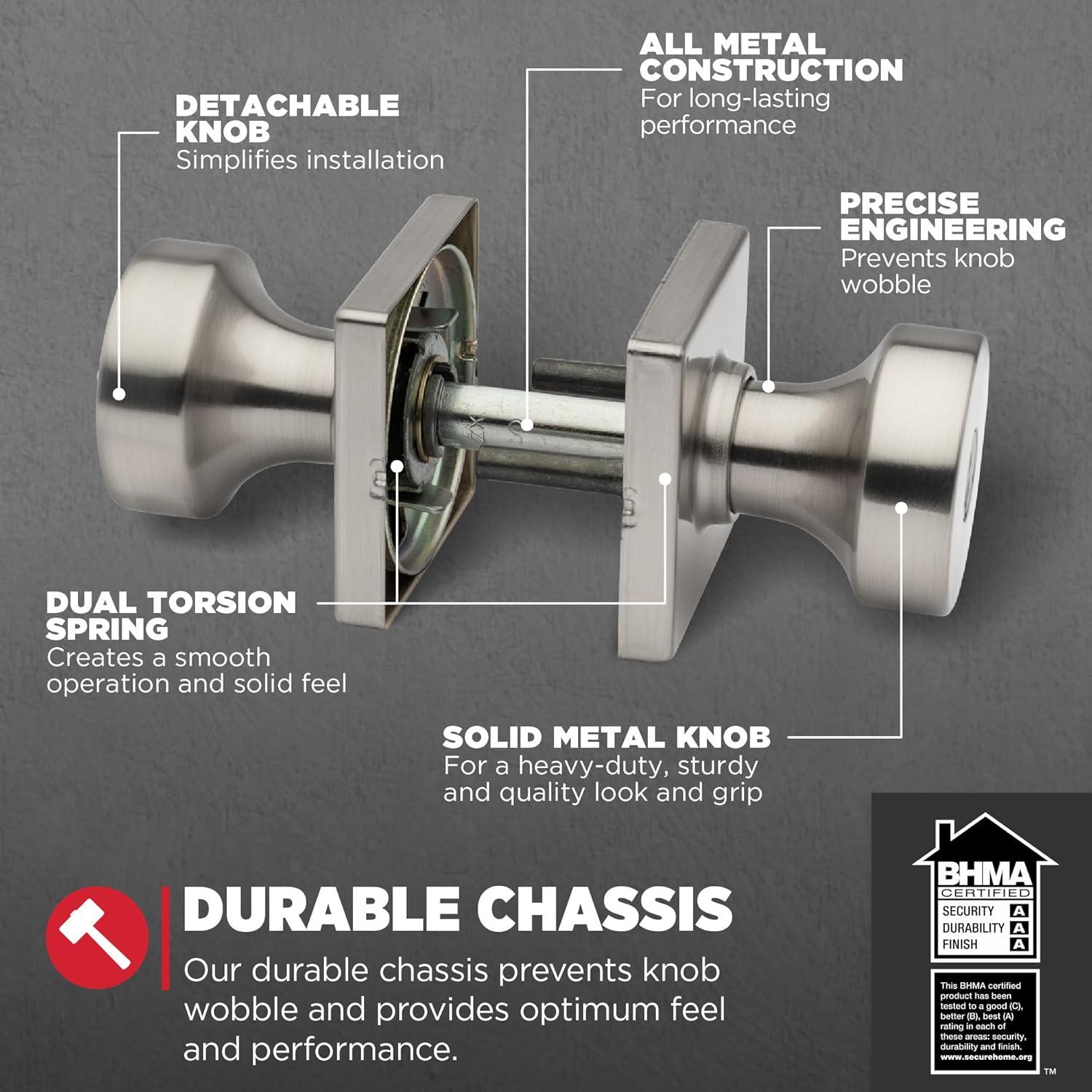 Pismo Keyed Door Knob with SmartKey