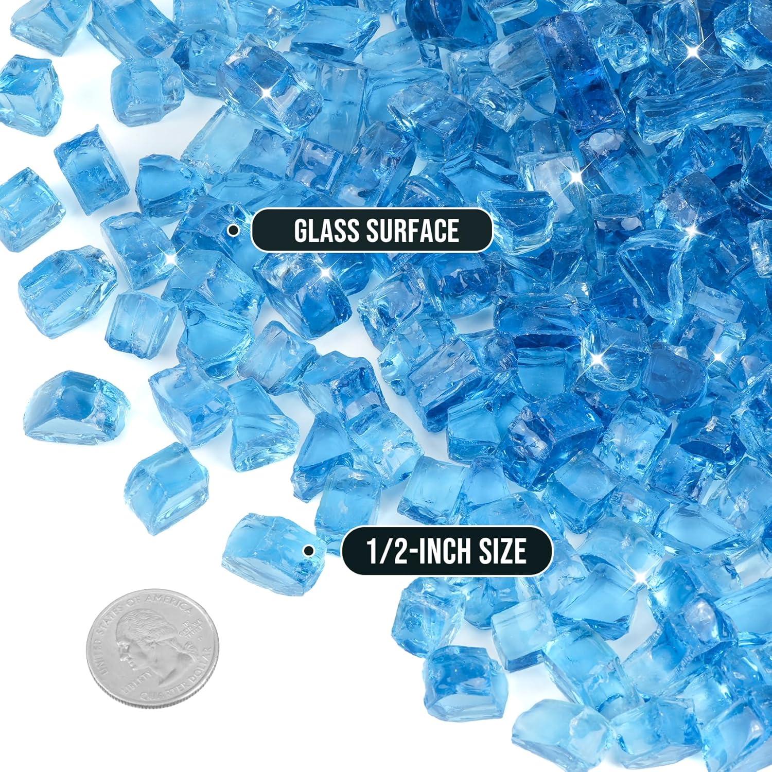 American Fireglass 1/2" Fire Pit Glass