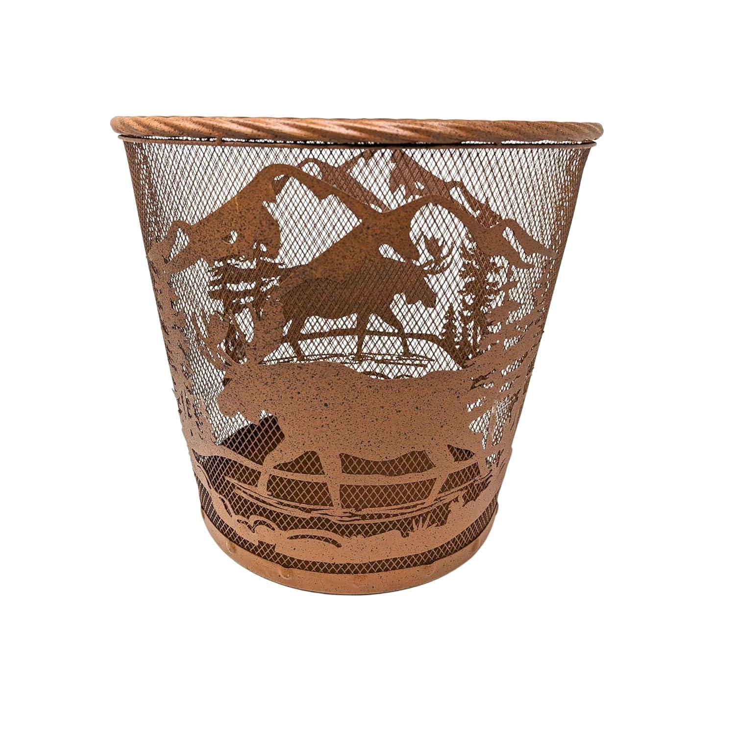 Decor Idea Metal Open Kitchen Trash Can - 2.8 Gallons