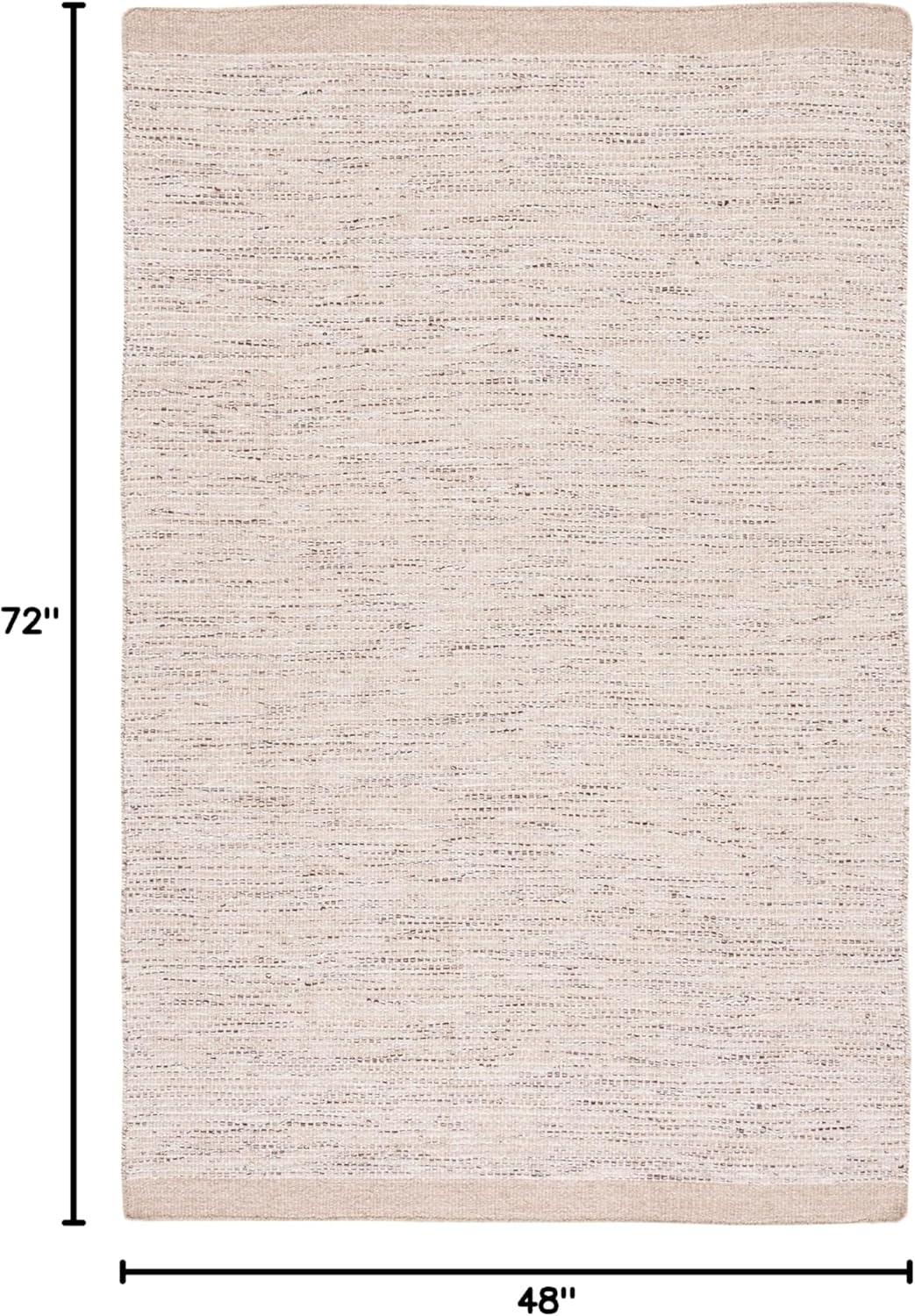 SAFAVIEH Vermont Zarif Distressed Dotted Area Rug, Beige/Ivory, 4' x 6'