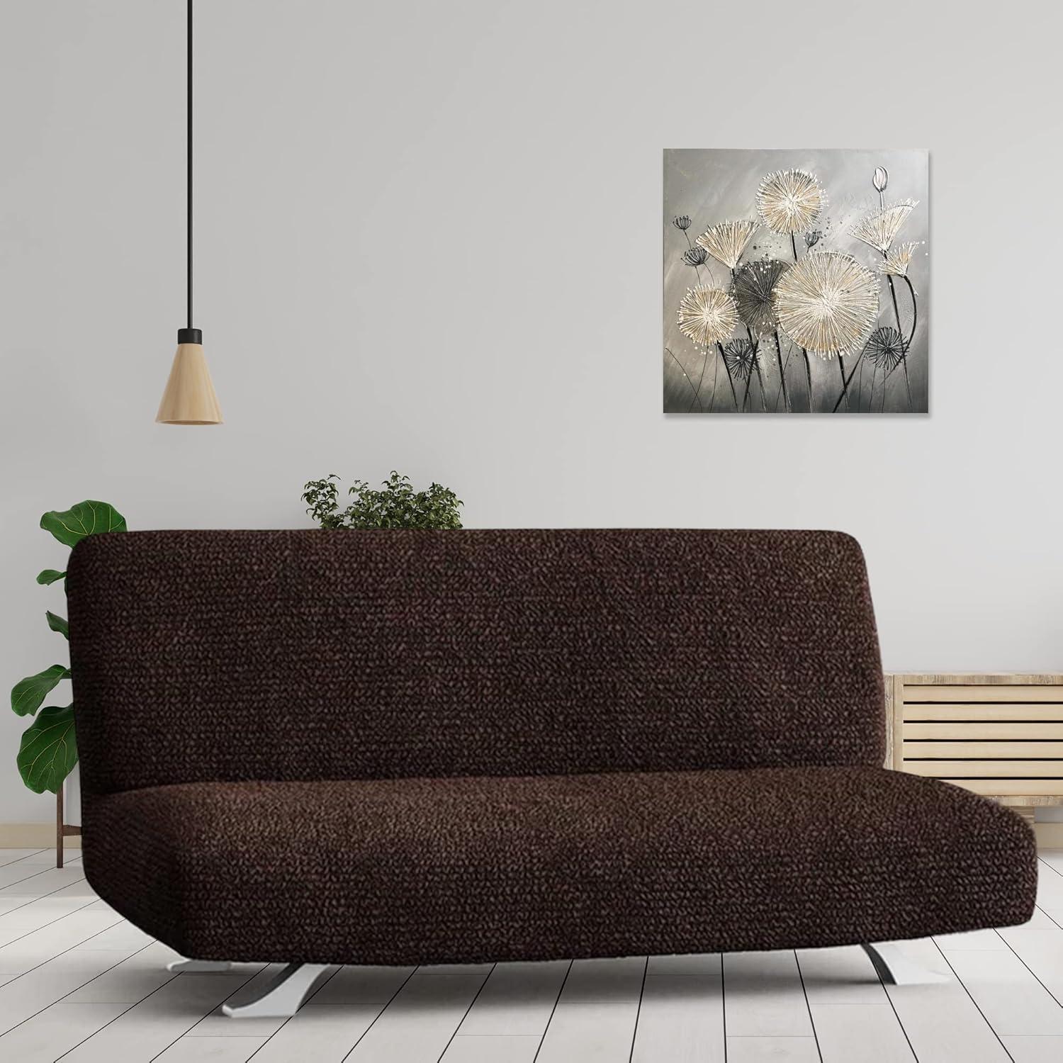 Stretchy Slipcover for Futon - Easy to Clean & Durable - Microfibra Collection