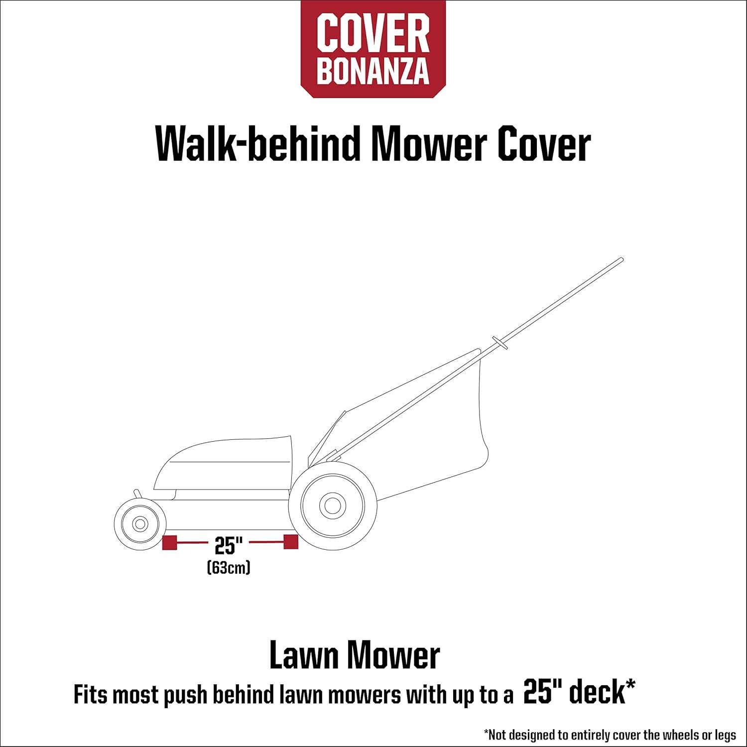 Tie Mildew Resistant Lawn Mower Cover By Classic Accessories