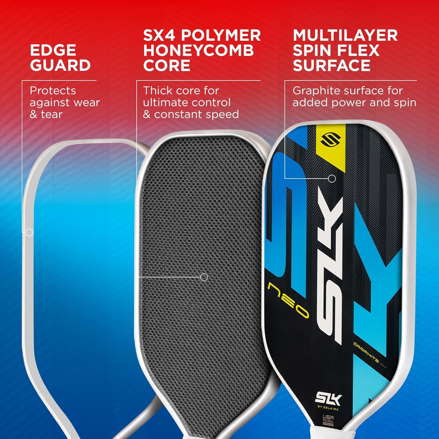 by Selkirk Pickleball Paddle Bundles | SLK Neo Fiberglass and Graphite Pickleball Paddles | SLK Atlas Raw Carbon Fiber Pickleball Paddle | Pickleball Rackets Designed in The USA