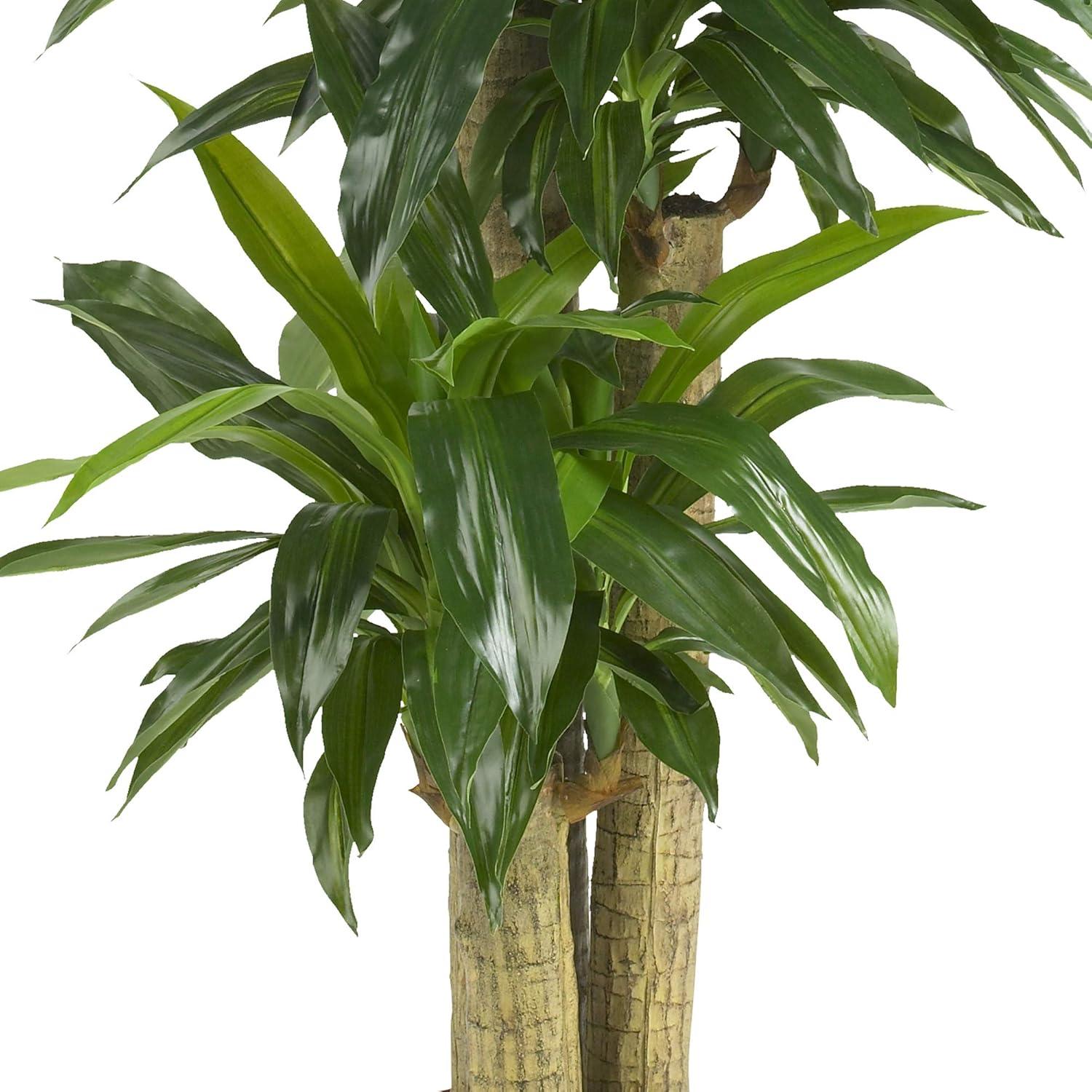 Nearly Natural Corn Stalk Dracaena Silk Plant (Real Touch)