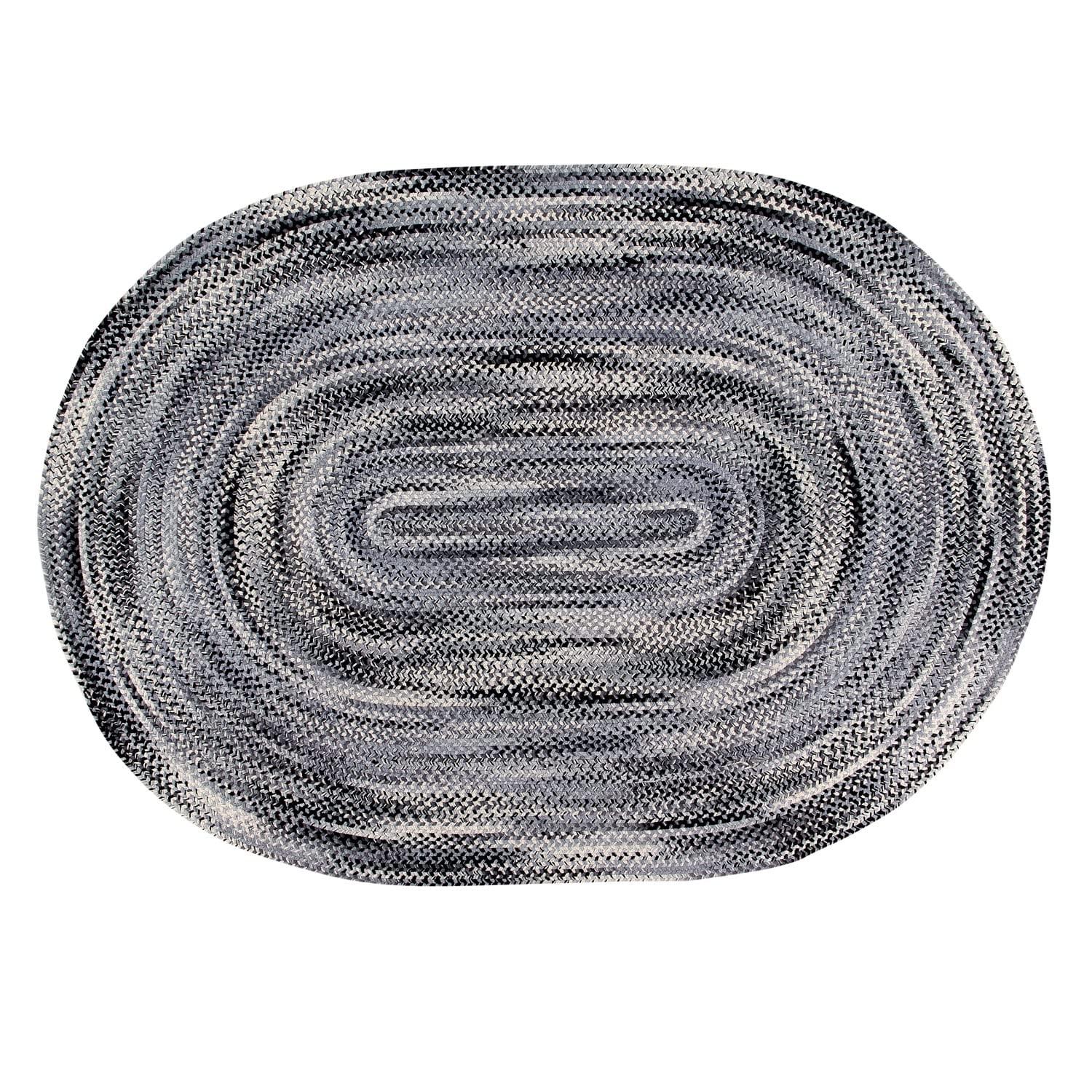 Better Trends Ombre Braid Braided Reversible Indoor Area Utility Rug, 100% Cotton, 24" x 72" Runner, Olive