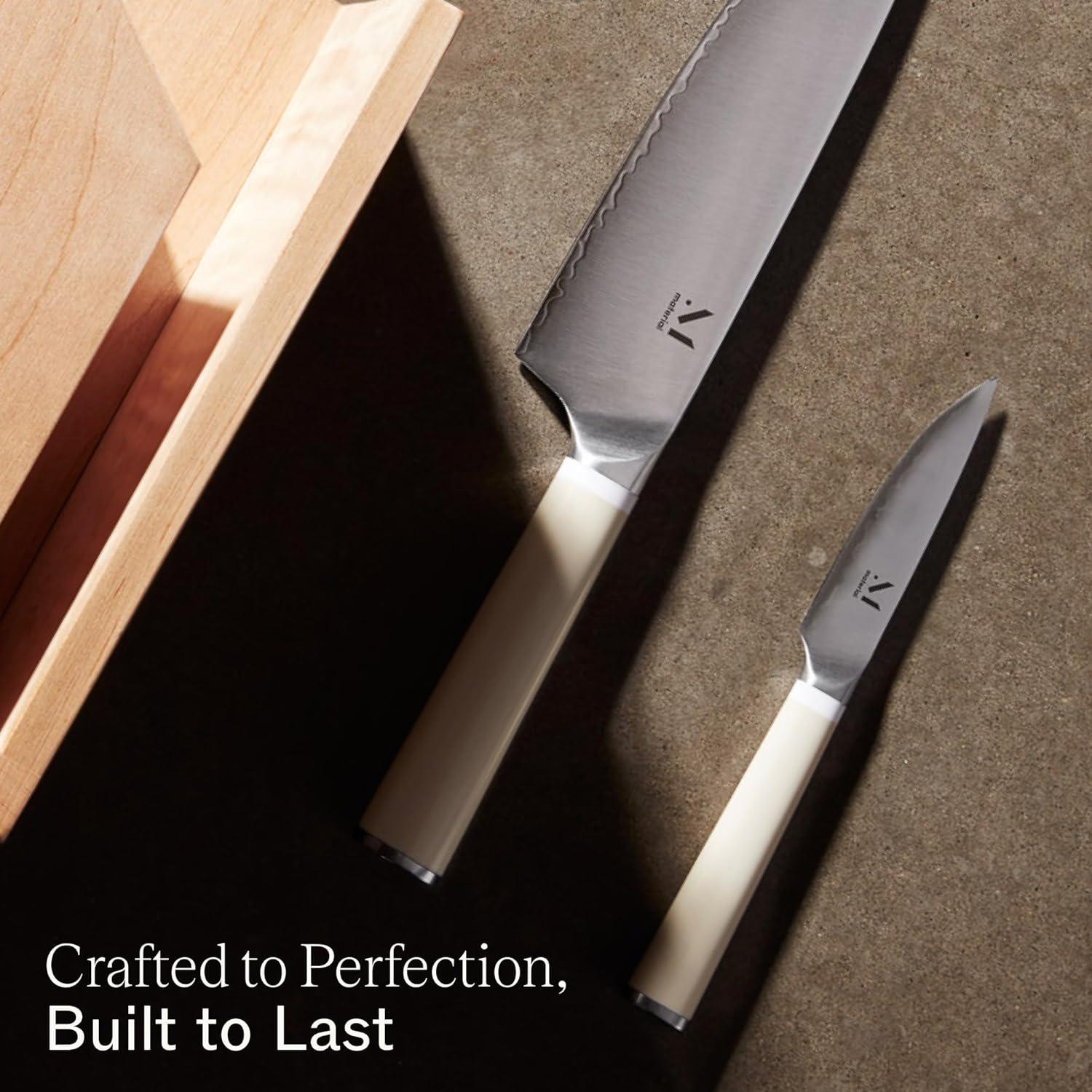 Japanese Inspired Stainless Steel 3-Piece Knife Set