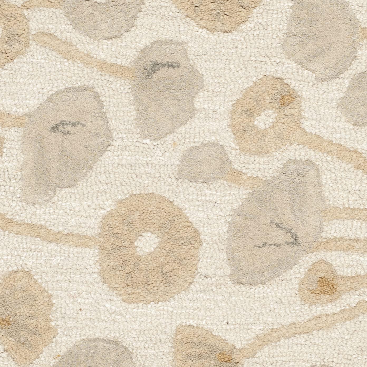 Martha Stewart Poppy Glossary - MSR3627 - Indoor Hand Tufted Runners - Nutshell/Brown - 2'6"x4'3"
