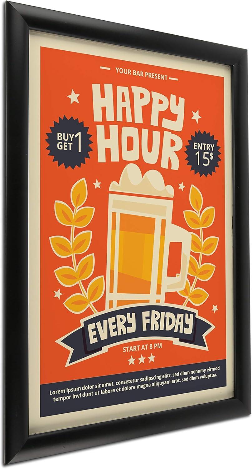 MT Displays Weatherproof Outdoor Snap Poster Frame