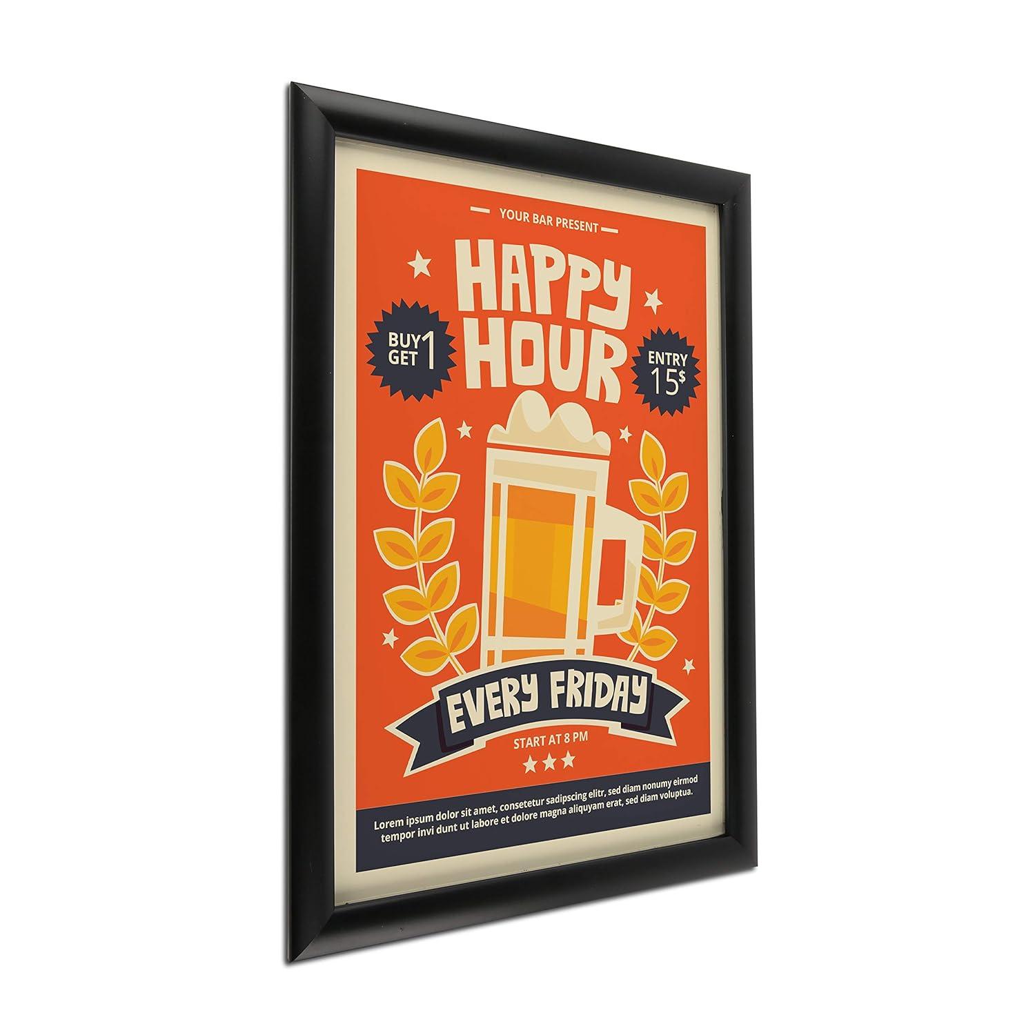 MT Displays Weatherproof Outdoor Snap Poster Frame