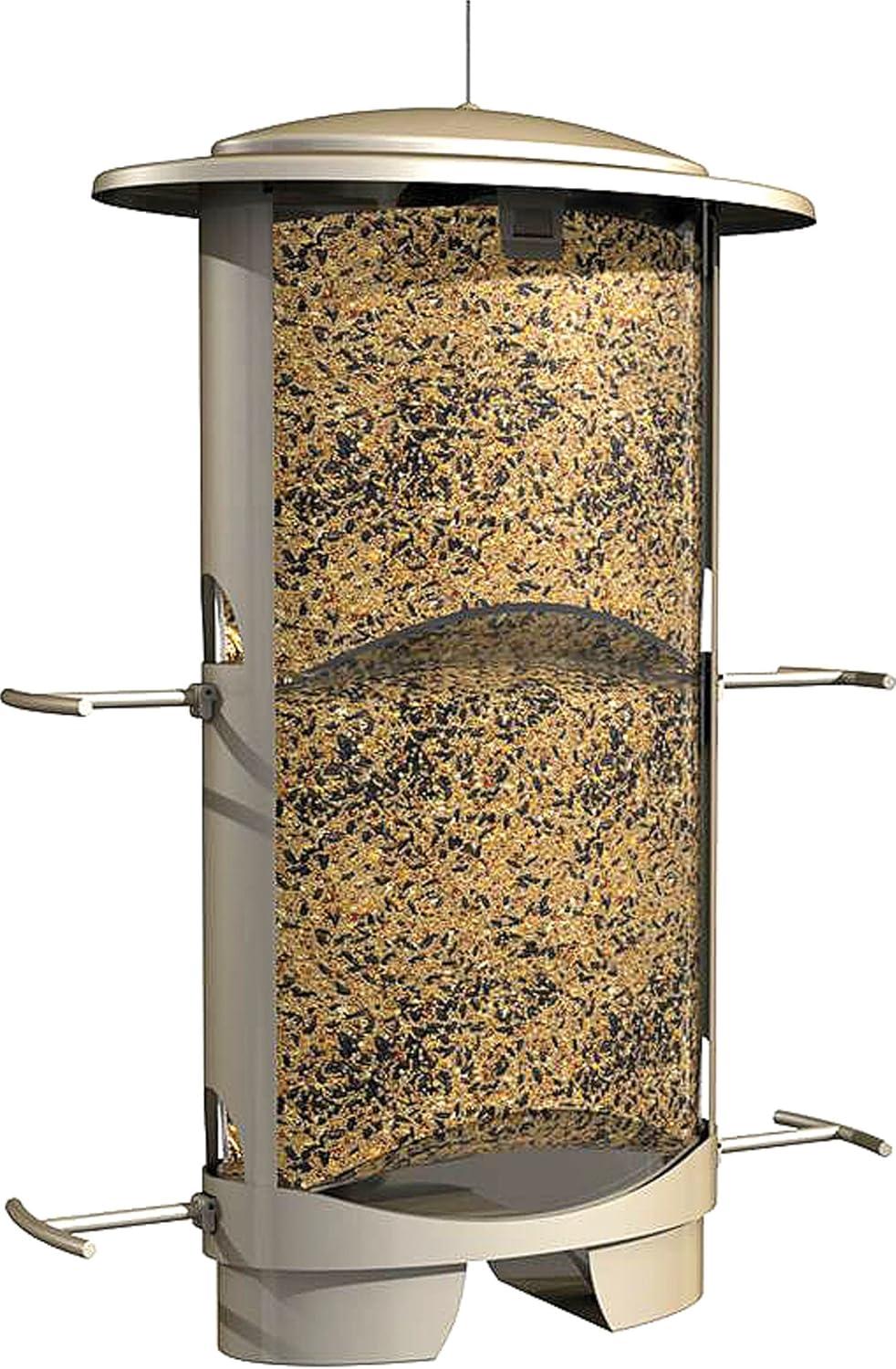 Squirrel-X 11 Gray-Colored X-1 Squirrel-Proof 4.2 Pounds Capacity Bird Feeder