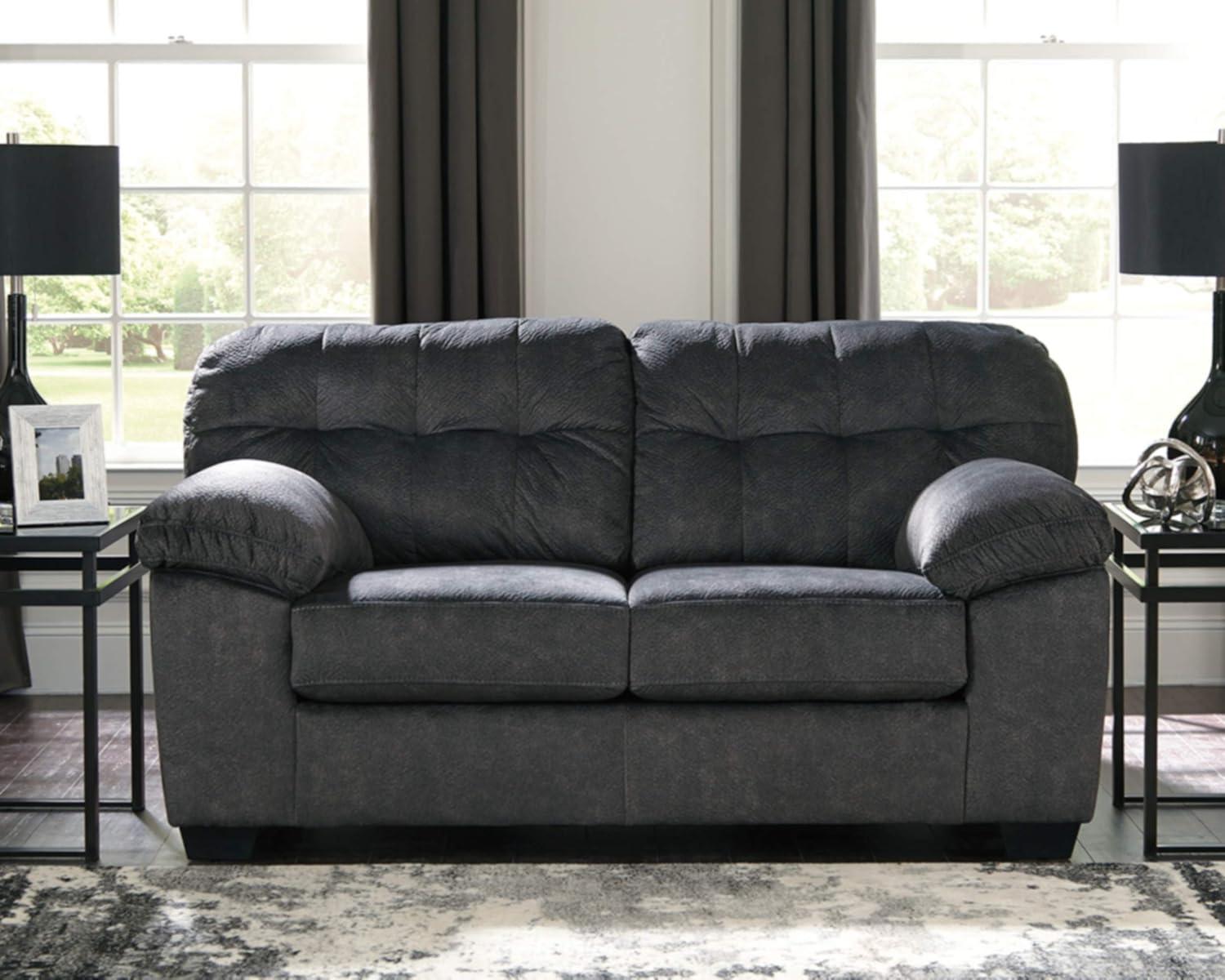 Signature Design by Ashley Accrington Loveseat in Granite