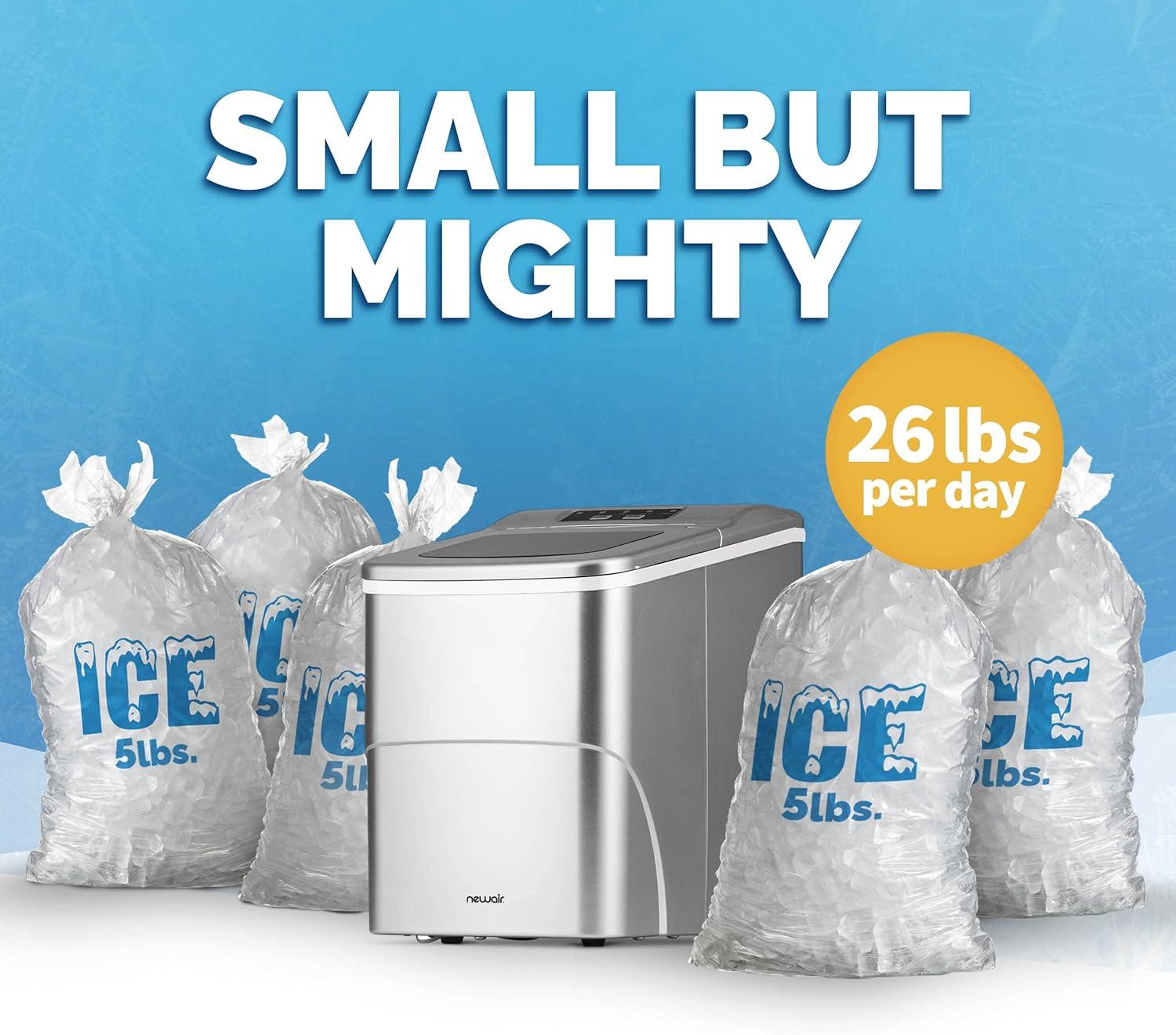 Newair 26 lb. Daily Production Portable Ice Maker