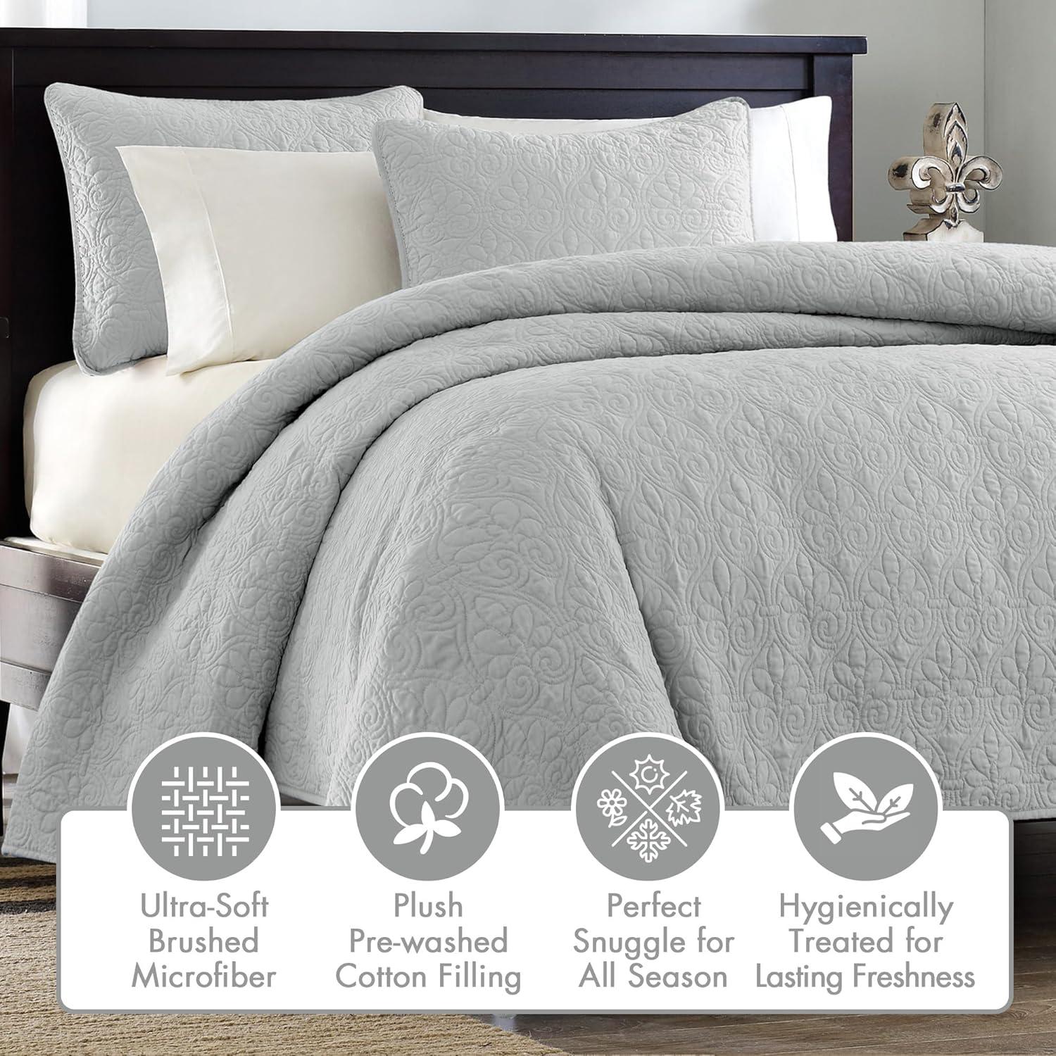 Madison Park Quebec Reversible Quilt Set