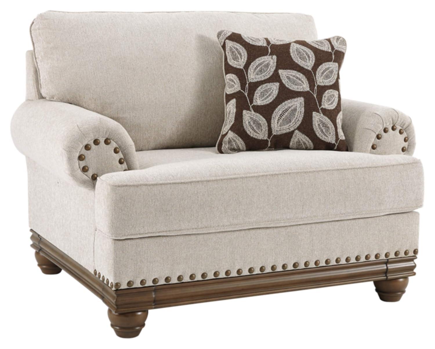 Signature Design by Ashley Harleson Oversized Accent Chair in Wheat