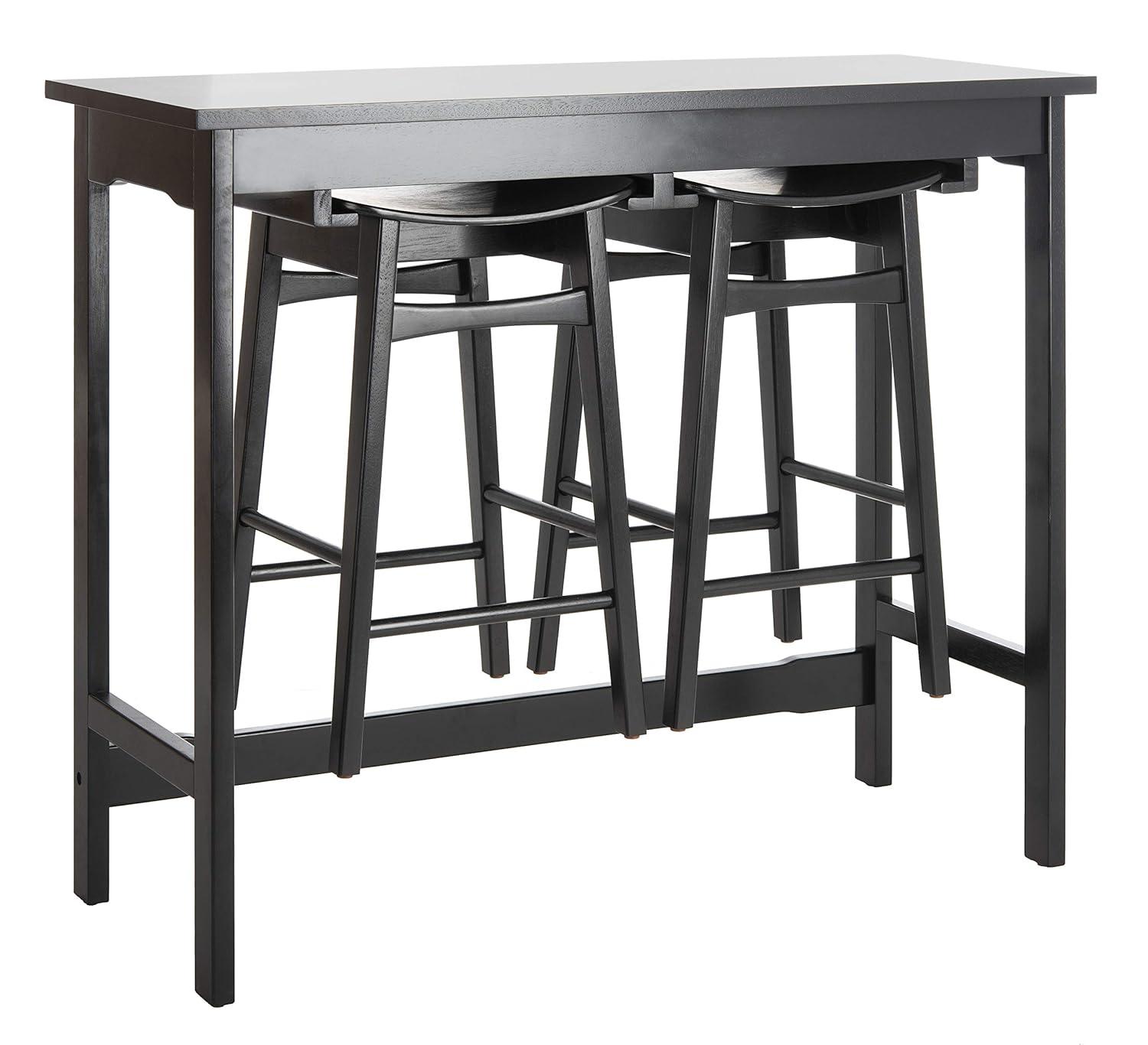 Colbie 3 Piece Pub Set - Black - Safavieh