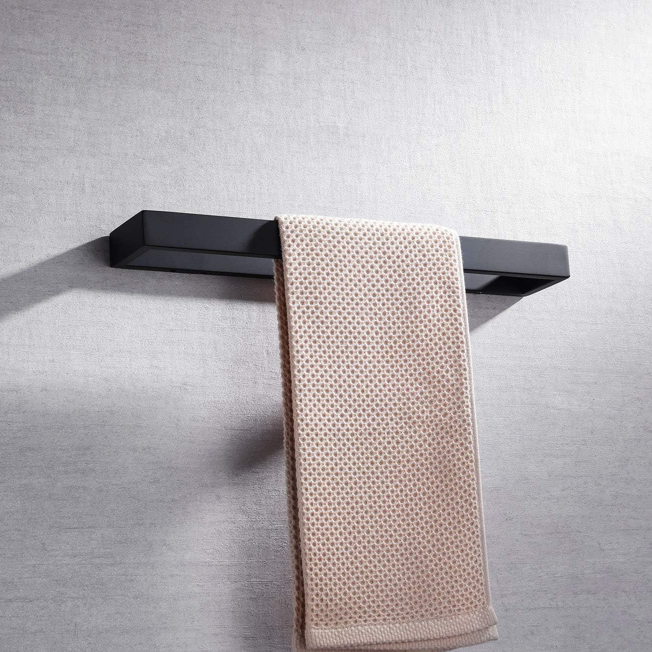 Matte Black Stainless Steel Wall Mounted Towel Bar